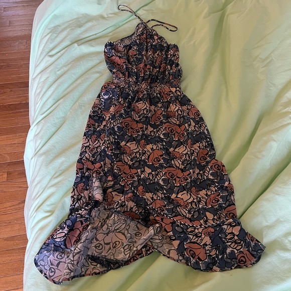 House of Harlow 1960 x Revolve Baye Midi Dress Sketchy Floral - Picture 3 of 5